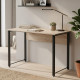 Компьютерный стол Ferrum-decor Курт 75x100x60 черный ДСП Дуб Сан-Марино 32мм (FRD-103912) - фото 1