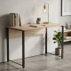 Компьютерный стол Ferrum-decor Курт 75x140x60 черный ДСП Дуб Сан-Марино 32мм (FRD-103925) - фото 1