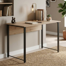 Компьютерный стол Ferrum-decor Курт 75x140x70 черный ДСП Дуб Сан-Марино 16мм (FRD-103945)