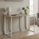 Письменный стол Ferrum-decor Ханна 75x100x60 белый ДСП Дуб Сонома 16мм (FRD-103991) - фото 1