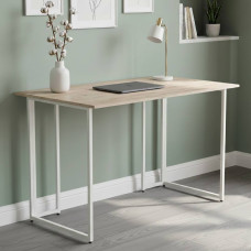 Компьютерный стол Ferrum-decor Ханна 75x120x60 белый ДСП Дуб Сан-Марино 16мм (FRD-104003)