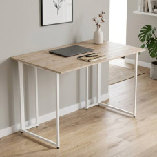 Компьютерный стол Ferrum-decor Ханна 75x120x60 белый ДСП Дуб Сан-Марино 32мм (FRD-104008)