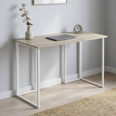 Письменный стол Ferrum-decor Ханна 75x140x60 белый ДСП Дуб Сонома 16мм (FRD-104011)