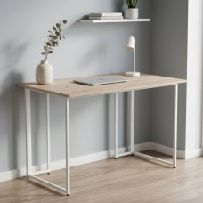 Компьютерный стол Ferrum-decor Ханна 75x140x60 белый ДСП Дуб Сан-Марино 16мм (FRD-104013)