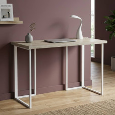 Письмовий стіл Ferrum-decor Ханна 75x140x60 білий ДСП Дуб Сонома 32мм (FRD-104016)