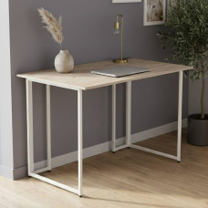 Комп'ютерний стіл Ferrum-decor Ханна 75x120x70 білий ДСП Дуб Сан-Марино 32мм (FRD-104038)