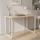 Компьютерный стол Ferrum-decor Ханна 75x140x70 белый ДСП Дуб Сан-Марино 32мм (FRD-104048) - фото 1