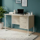 Письменный стол Ferrum-decor Гарри 75x120x60 белый ДСП Дуб Сонома 16мм (FRD-104051) - фото 1