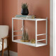 Книжная полка универсальная Ferrum-decor Стим 1 38x63x26 белый ДСП Белое 16мм (FRD-104091) - фото 1
