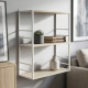 Книжная полка универсальная Ferrum-decor Стим 2 74x63x26 белый ДСП Дуб Сонома 16мм (FRD-104112) - фото 2