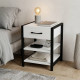 Тумба универсальная Ferrum-decor Вивьен 1/2 50x41x40 черный ДСП Белое 16мм (FRD-104121) - фото 1