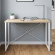 Письменный стол Ferrum-decor Серии Конект 75x120x60 белый ДСП Дуб Сан-Марино 16мм (FRD-104208) - фото 1