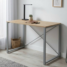 Письмовий стіл Ferrum-decor Серії Конект 75x120x600 сірий ДСП Дуб Сан-Марино 16мм (FRD-104214)