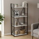 Етажерка 4/60 Ferrum-decor Серії Конект 120x60x28 чорний ДСП Біле 16мм (FRD-104236) - фото 1
