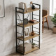 Етажерка 4/60 Ferrum-decor Серії Конект 120x60x28 чорний ДСП Дуб Артизан 16мм (FRD-104238) - фото 1