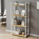Етажерка 4/60 Ferrum-decor Серії Конект 120x60x28 білий ДСП Дуб Артизан 16мм (FRD-104244) - фото 1
