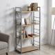 Етажерка 4/60 Ferrum-decor Серії Конект 120x60x28 сірий ДСП Дуб Сан-Марино 16мм (FRD-104249) - фото 1