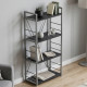 Етажерка 4/60 Ferrum-decor Серії Конект 120x60x28 сірий ДСП Сосна Кембра 16мм (FRD-104253) - фото 1