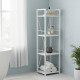 Етажерка 4/34 Ferrum-decor Серії Конект 120x34x28 білий ДСП Біле 16мм (FRD-104277) - фото 1