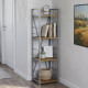 Етажерка 4/34 Ferrum-decor Серії Конект 120x34x28 сірий ДСП Дуб Артизан 16мм (FRD-104285) - фото 1