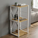 Етажерка 3/34 Ferrum-decor Серії Конект 73x34x28 білий ДСП Дуб Артизан 16мм (FRD-104297) - фото 1