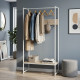 Вішалка модульна підлогова Ferrum-decor Треліс 12 180x90x38 білий ДСП Дуб Сан-Марино 16мм (FRD-104314) - фото 1