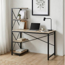 Компьютерный стол Ferrum-decor Джек 75x120x60 Черный ДСП Дуб Сан-Марино (FRD-104380)