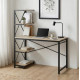 Компьютерный стол Ferrum-decor Джек 75x120x60 Черный ДСП Дуб Сан-Марино (FRD-104380) - фото 1