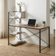 Компьютерный стол Ferrum-decor Джек 75x120x60 Черный ДСП Сонома (FRD-104382) - фото 1