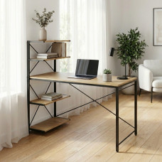Компьютерный стол Ferrum-decor Джек 75x120x60 Черный ДСП Артизан (FRD-104384)