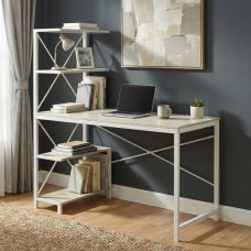 Комп'ютерний стіл Ferrum-decor Джек 75x120x60 Білий ДСП Сонома (FRD-104389)