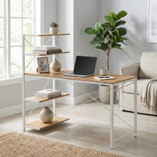 Компьютерный стол Ferrum-decor Джек 75x120x60 Белый ДСП Артизан (FRD-104391)