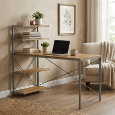Компьютерный стол Ferrum-decor Джек 75x120x60 Серый ДСП Артизан (FRD-104398)