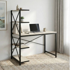 Компьютерный стол Ferrum-decor Джек 75x140x60 Черный ДСП Сонома (FRD-104403)