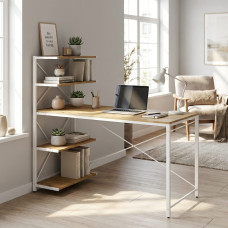 Компьютерный стол Ferrum-decor Джек 75x140x60 Белый ДСП Артизан (FRD-104412)