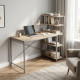 Компьютерный стол Ferrum-decor Джек 75x140x60 Серый ДСП Дуб Сан-Марино (FRD-104415) - фото 1