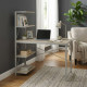 Компьютерный стол Ferrum-decor Джек 75x140x60 Серый ДСП Сонома (FRD-104417) - фото 1