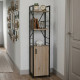 Етажерка 3/34 Ferrum-decor Серії Конект із тумбою 144x34x28 Чорний ДСП Сан-Марино (FRD-104422) - фото 1