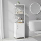 Етажерка 3/34 Ferrum-decor Серії Конект із тумбою 144x34x28 Білий ДСП Біле (FRD-104428) - фото 1