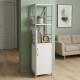 Етажерка 3/34 Ferrum-decor Серії Конект із тумбою 144x34x28 Сірий ДСП Біле (FRD-104435) - фото 1