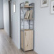 Етажерка 3/34 Ferrum-decor Серії Конект із тумбою 144x34x28 Сірий ДСП Сан-Марино (FRD-104436) - фото 1