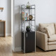 Етажерка 3/34 Ferrum-decor Серії Конект із тумбою 144x34x28 Сірий ДСП Сосна Кембра (FRD-104437) - фото 1
