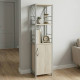 Етажерка 3/34 Ferrum-decor Серії Конект із тумбою 144x34x28 Сірий ДСП Сонома (FRD-104438) - фото 1