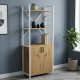 Етажерка 3/60 Ferrum-decor Серії Конект із тумбою 144x60x28 Білий ДСП Артизан (FRD-104454) - фото 1