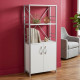 Етажерка 3/60 Ferrum-decor Серії Конект із тумбою 144x60x28 Сірий ДСП Біле (FRD-104456) - фото 1