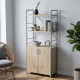 Етажерка 3/60 Ferrum-decor Серії Конект із тумбою 144x60x28 Сірий ДСП Сан-Марино (FRD-104457) - фото 1