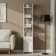 Етажерка 4/34 Ferrum-decor Серії Конект із тумбою 179x34x28 Білий ДСП Біле (FRD-104470) - фото 1