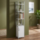 Етажерка 4/34 Ferrum-decor Серії Конект із тумбою 179x34x28 Сірий ДСП Біле (FRD-104477) - фото 1