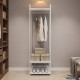 Шкаф Гардероб Уни секция 1 серии Конект Ferrum-decor 220x60x50см Белый металл ДСП Белый 32 мм (FRD-104507) - фото 1