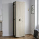 Шкаф Гардероб Уни секция 7 серии Конект Ferrum-decor 220x60x50см Черный металл ДСП Дуб Сонома 16 мм (FRD-104561) - фото 1